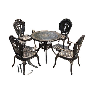 balcony pool  Patio Bistro patio bistro  Set Cast outdoor garden  chair  Aluminium aluminum Furniture