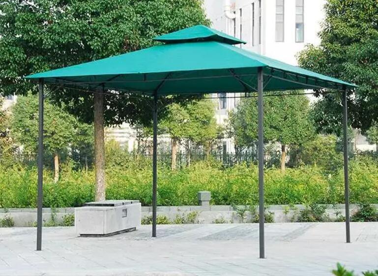 Popular factory  Supply Aluminum Metal Outdoor Bar Grill Bbq Gazebo