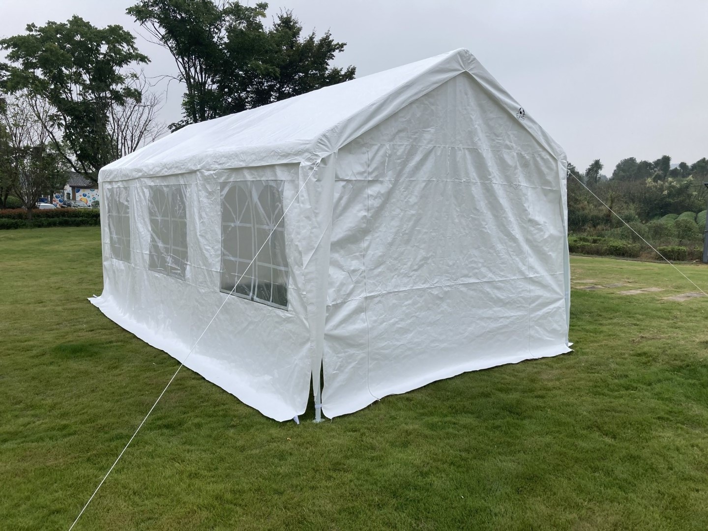 pavilion Good Quality  3x6m PE gazebo with 2 rooms blind large  trade show event tents outdoor wedding party