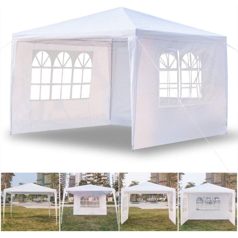 Factory Direct Sales 10x10 waterproof outdoor party shelter,3mx3m marquee canopy with full sidewalls, garden gazebo tent