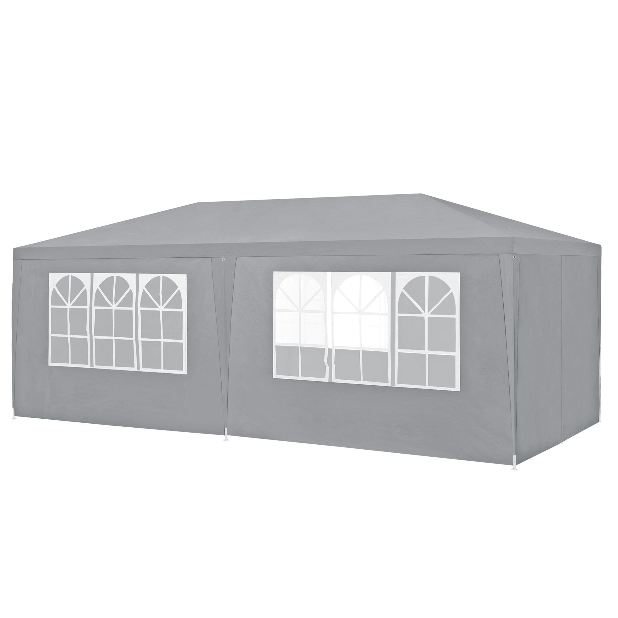 High Cost Performance  6x3m garden tent with full sidewalls,600x300cm party canopy,20x10 backyard gazebo