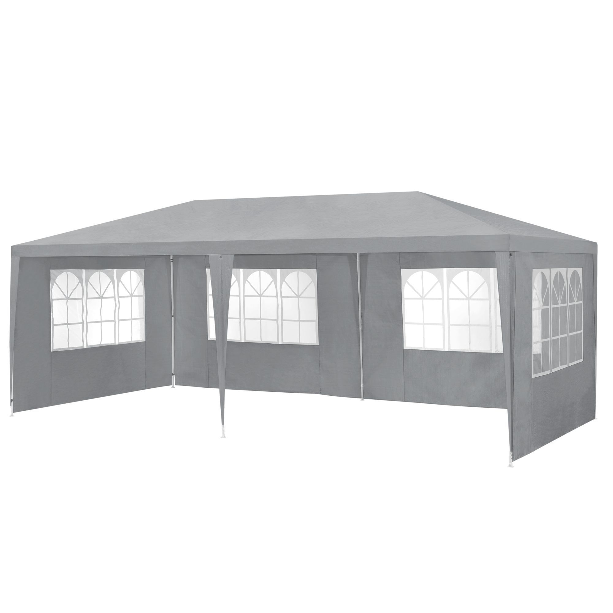 High Cost Performance  6x3m garden tent with full sidewalls,600x300cm party canopy,20x10 backyard gazebo