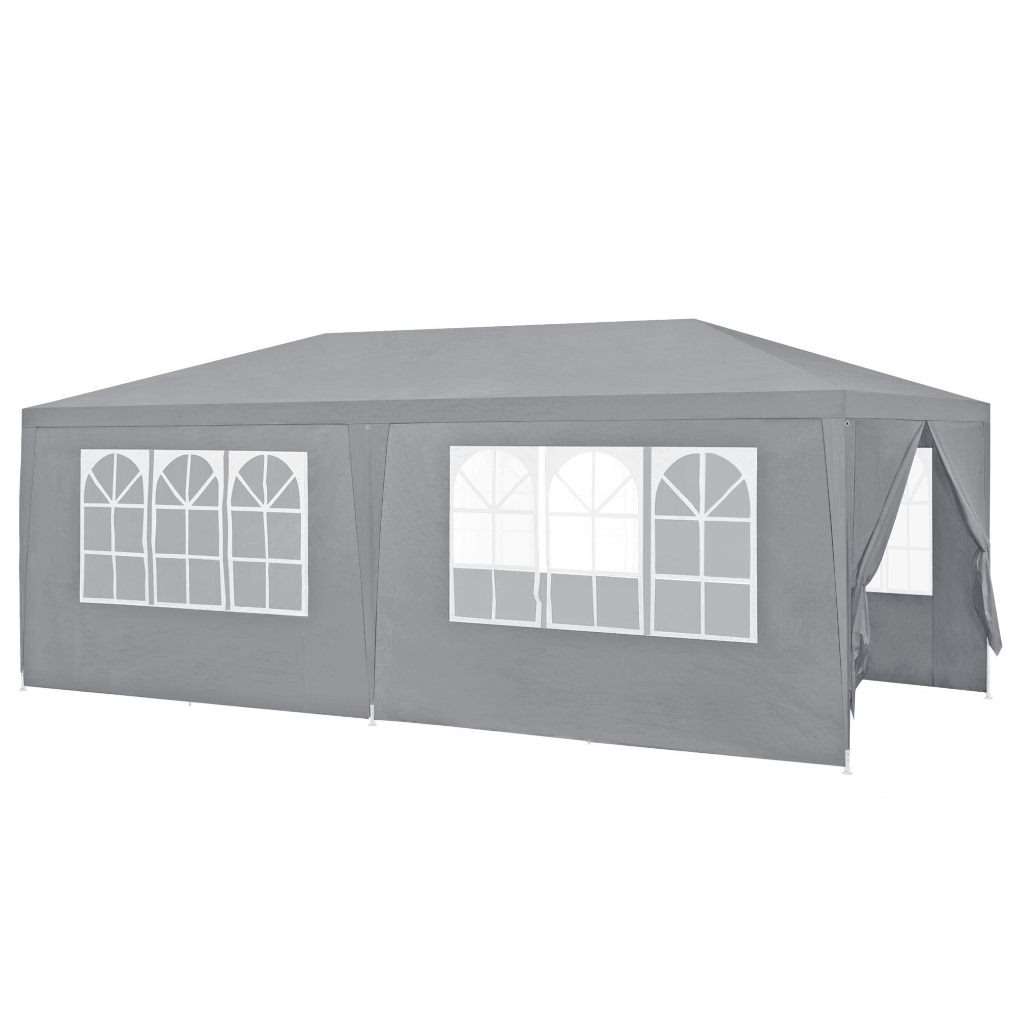 High Cost Performance  6x3m garden tent with full sidewalls,600x300cm party canopy,20x10 backyard gazebo