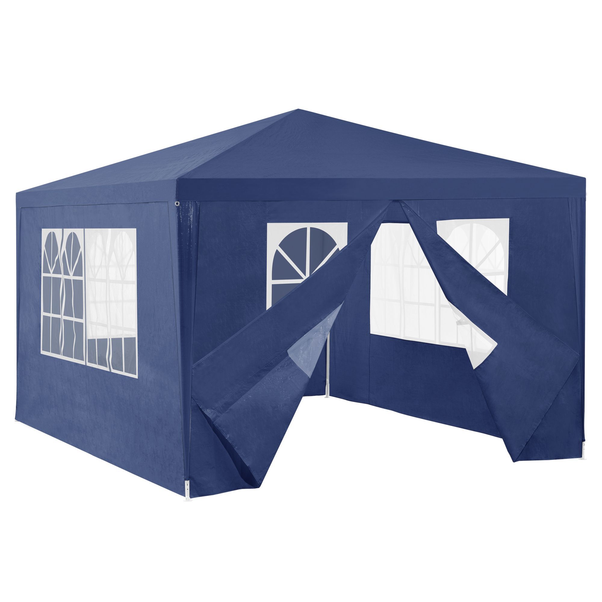 Professional Series  glamping 3x4 pavilion with sides,4x3 backyard tent with heavy duty frame,400x300 outdoor gazebo