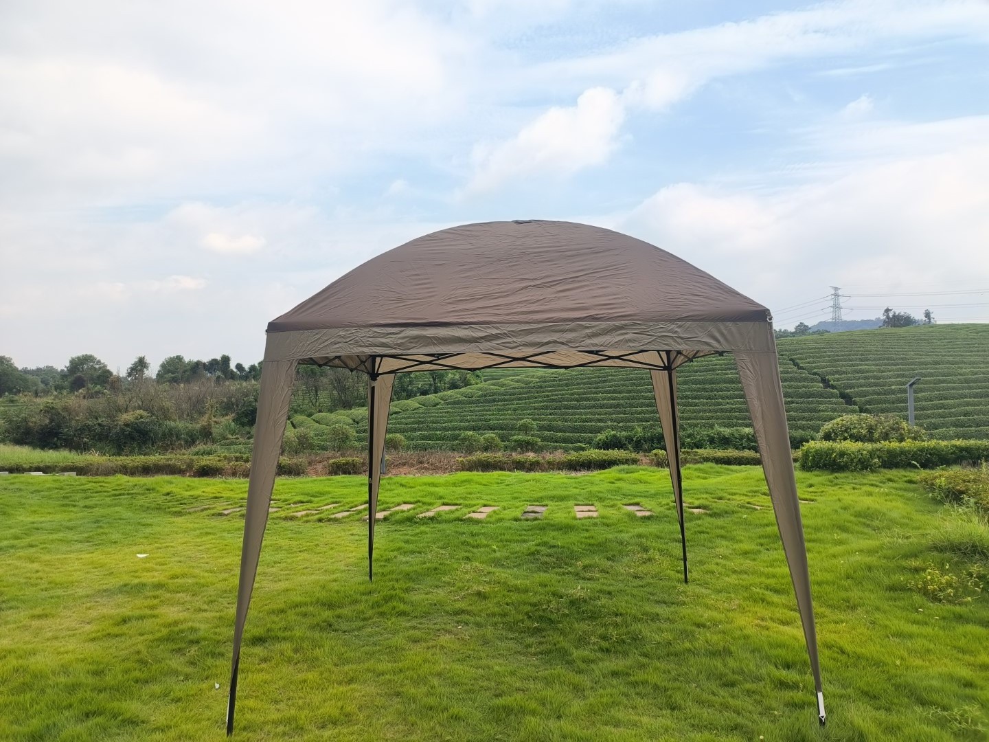 Easy to Operate  luxury 2.4x2.4 folding party tent,waterproof and flame-resistance  pop up garden gazebo,8x8/10x10 folding outdo