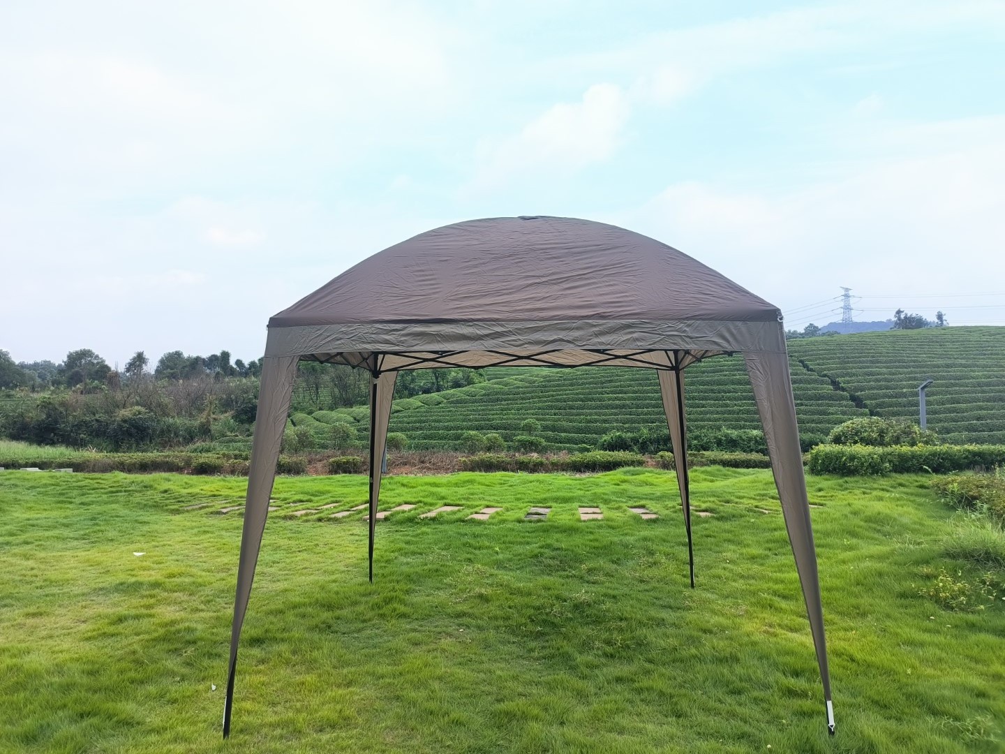 Easy to Operate  luxury 2.4x2.4 folding party tent,waterproof and flame-resistance  pop up garden gazebo,8x8/10x10 folding outdo