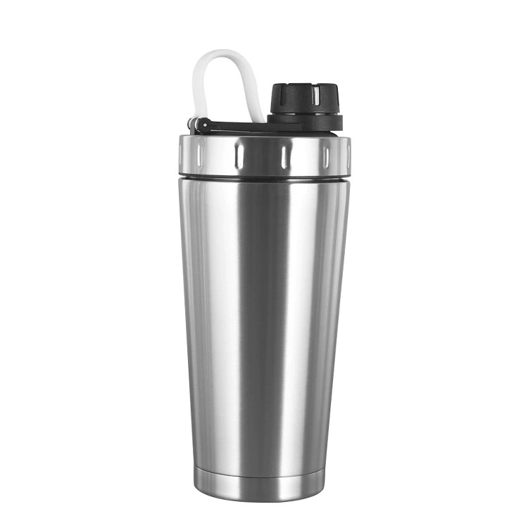 HongTai Drinkware Gym Shaker Protein Powder Dishwasher Safe Recycled Stainless Steel 304 Hammer Coating Shaker