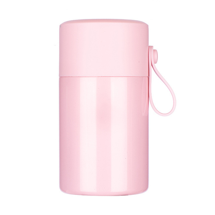 304 Stainless Steel Portable Food Grade Food Flask Food Warmer Insulated With soft Handle 550ML