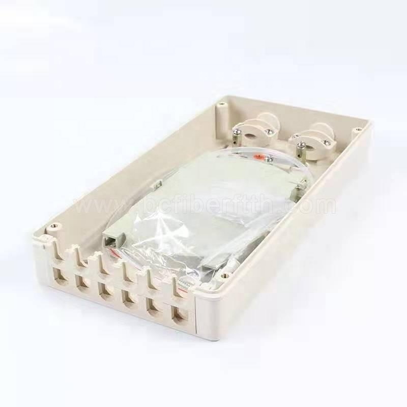 high quality Plastic terminal box 12 core wall mount or rack mount available Fiber Optic Joint Box Fiber Optic Patch Panel