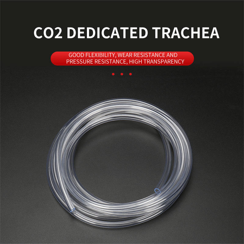 Aquarium Hose Clear CO2 hose 6x4 Black Deluxe Silicone Aquarium Airline PU Tube