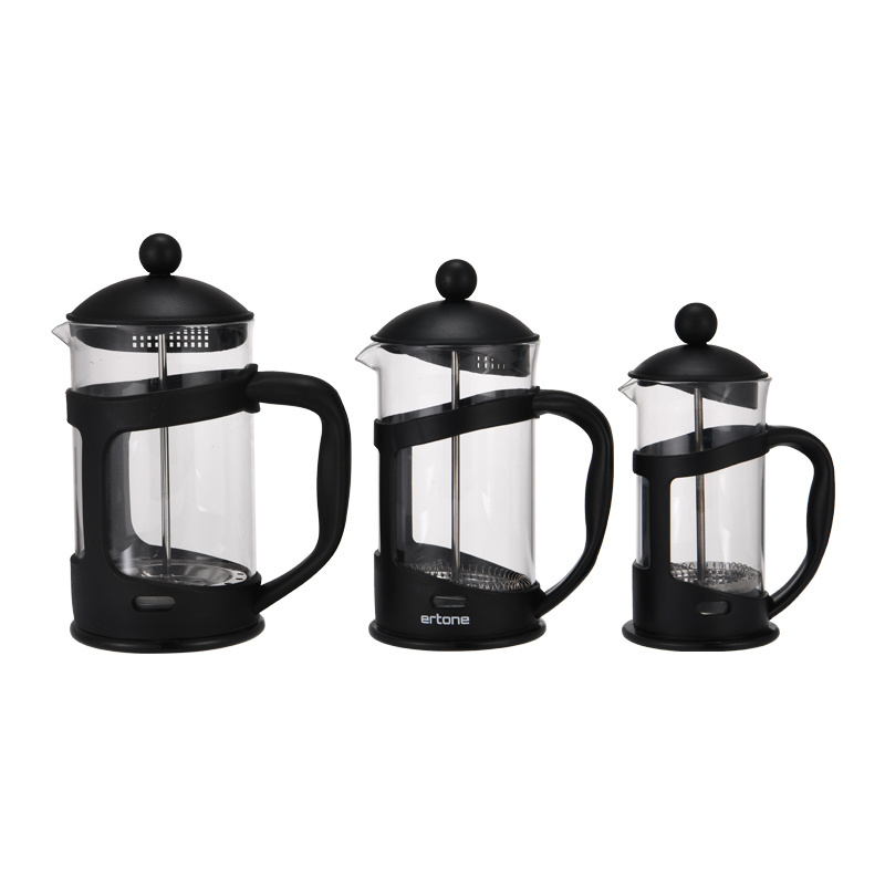 Hot Selling Portable  BPA Free Plastic Coffee Maker Glass French Press