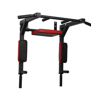 factory offer home gym equipment pull up with dip station the wall multi function chin up pull up bar station with cheap price