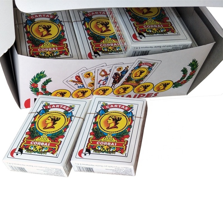 JP137 Wuyi Poker Factory Supply  Cartas Corbas 50 Cards Deck Juego De Naipes Playing Cards For Espana