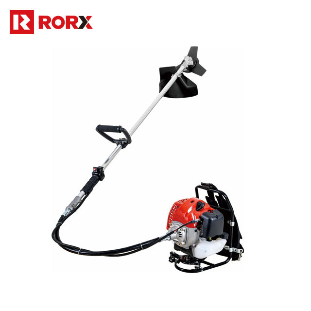 Rorx direct factory supply 52cc strong power gas engine Backpack grass trimming brush cutter