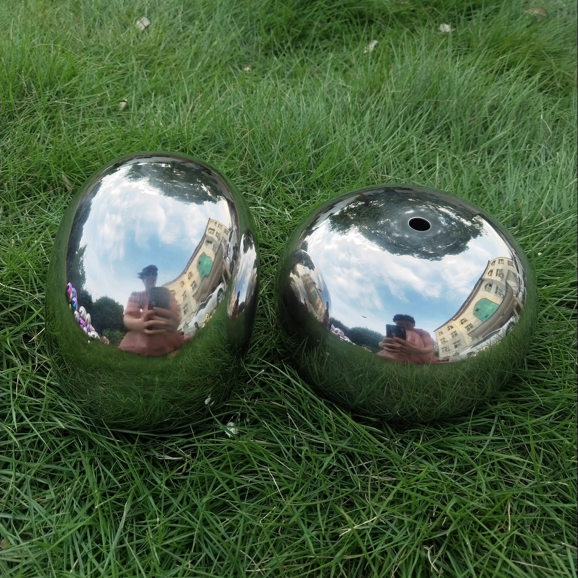 Stainless Steel Garden Sphere Ball Hollow Ball Decoration Ball Sphere