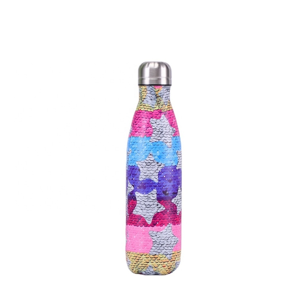 Custom Logo BPA Free Eco Friendly Stainless Steel Water Bottle Double Wall Insulated Vacuum Cola Bottle