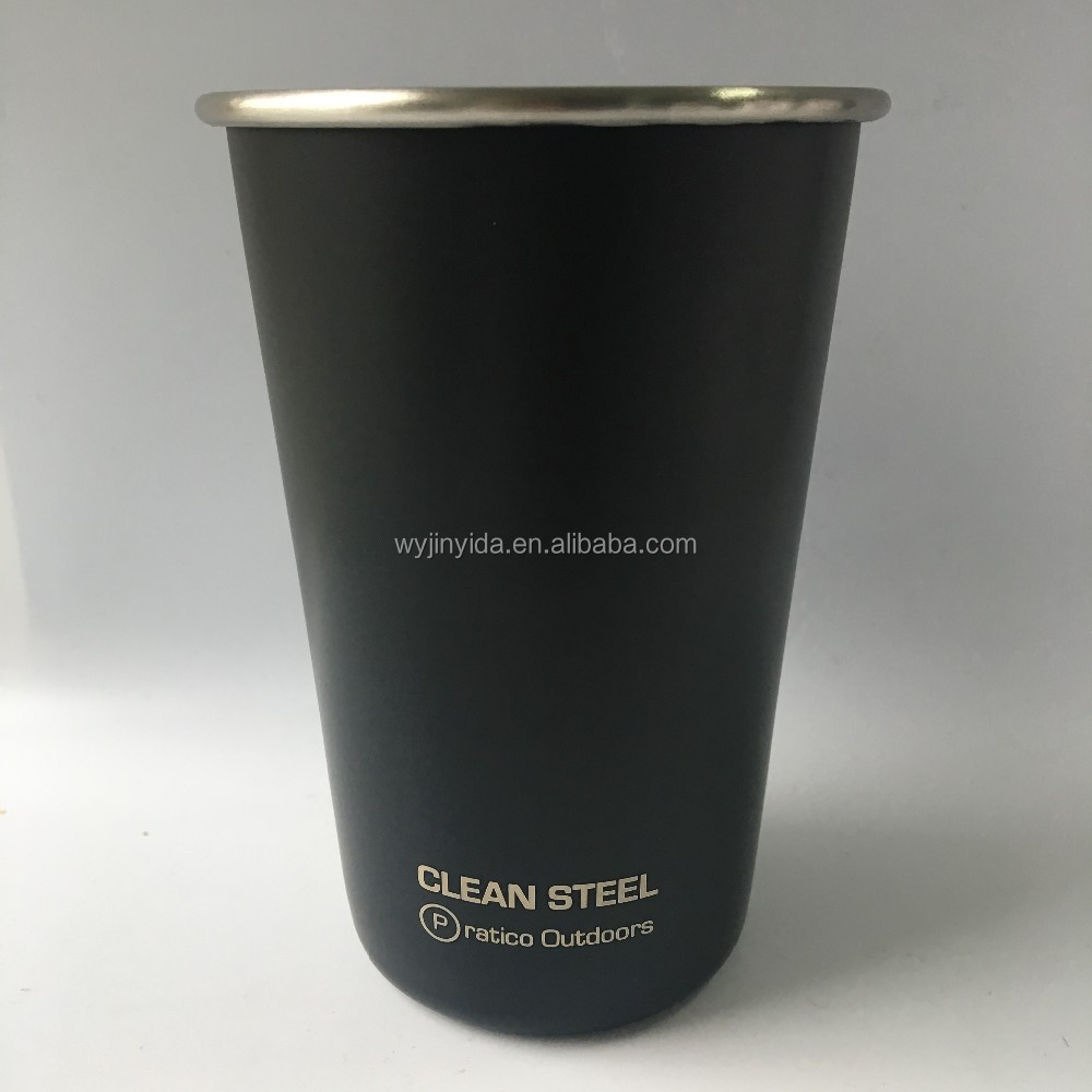 Custom Stainless Steel  304 16oz Drinking Cup Metal Drinking Cup For Party Wedding Gift