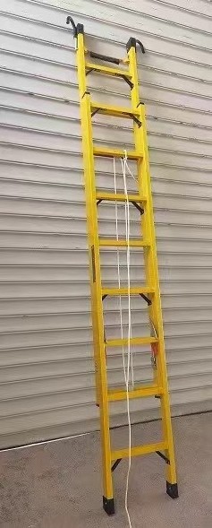 4.8m 6m 7.2m 8.4m 9.6m 10.8m 12m Length FRP Fiberglass Extension Escalera Ladder