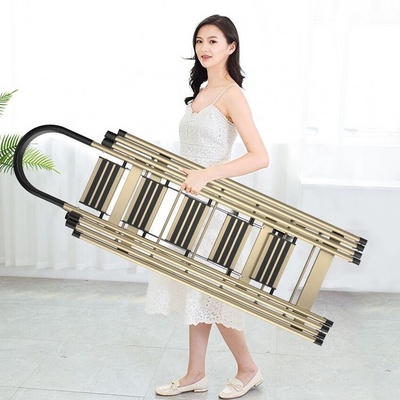 Adjustable Folding Cloth Wig Hanger Drying Rack Clothes Aluminum 4 Steps Ladder