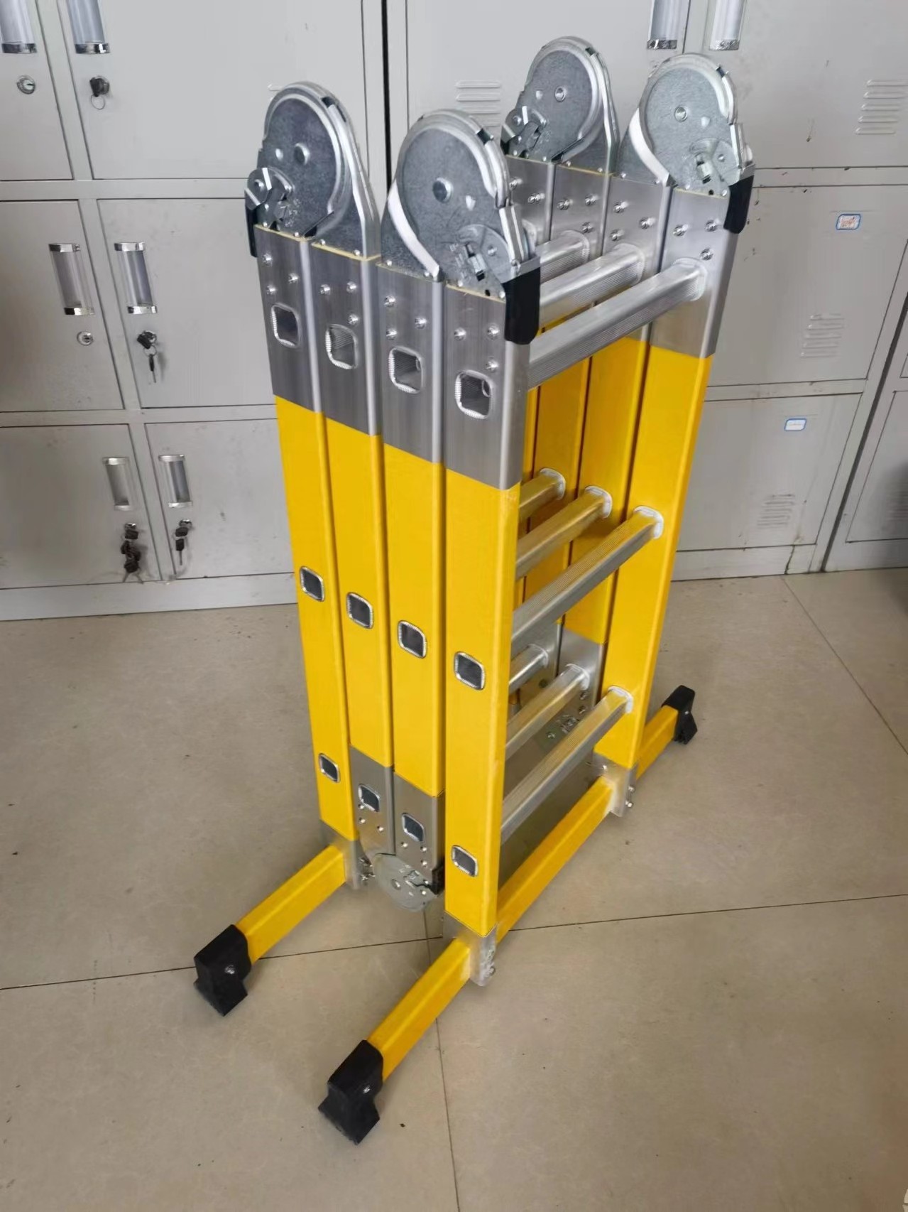 4.8m 6m 7.2m 8.4m 9.6m 10.8m 12m Length FRP Fiberglass Extension Escalera Ladder