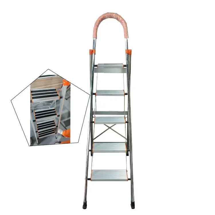 Folding ladder Two three four five six seven steps ladder Home Use Aluminum Step Ladders Domestic Household Strong Structure La