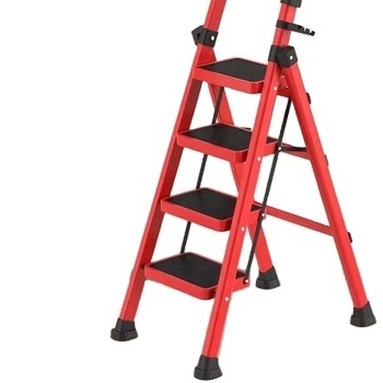 3 to 7 Steps Household Domestic Use Wide Step Iron Ladder