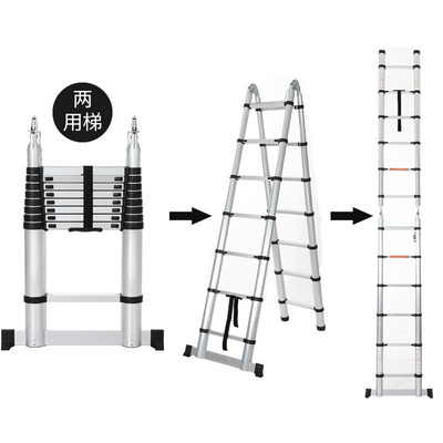 Aluminum Compact Folding Ladder Foldable Warehouse Multipurpose Ladder