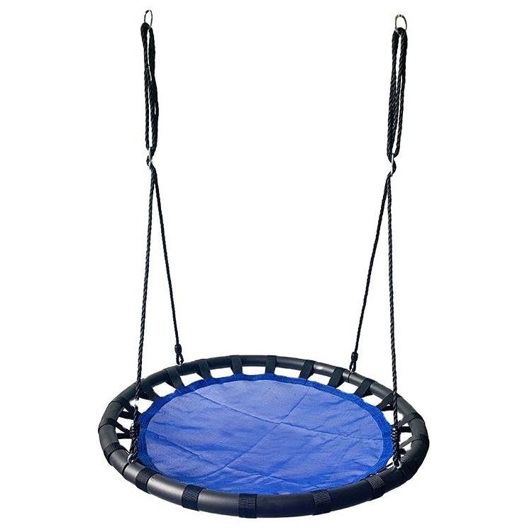 Production Quality Unique Round Swing Outdoor Kids Play Swing Chair Hanging Swing Web