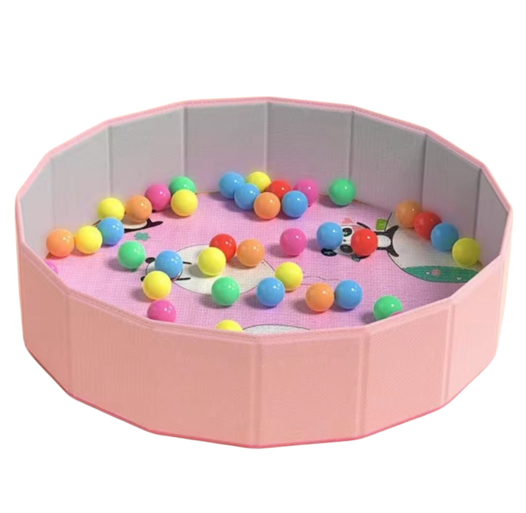 Unisex Ocean Ball Foldable Indoor Amusement Park Ball Pit Pool Strong No-Fall down Plastic Baby Play Toy Kids Games