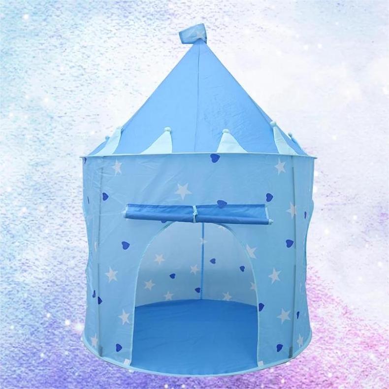 Children's Princess Play House Portable Cloth Tent for Indoor and Outdoor Sports Toy Glowing Night Folding Yurt for Babies