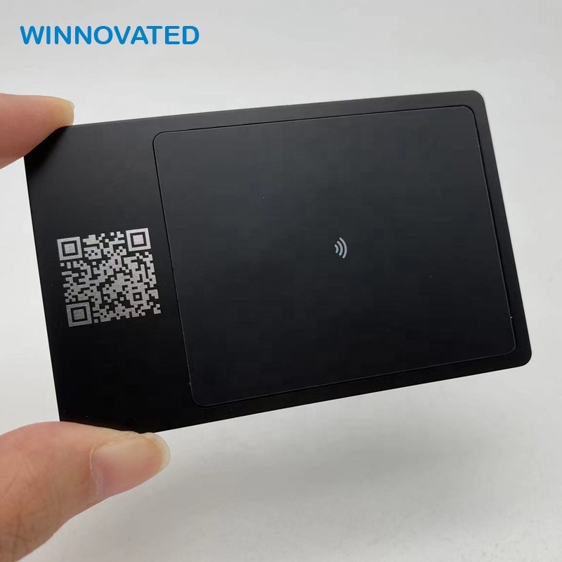 Stainless Steel RFID White Trending Product Black Business Metal NFC Card