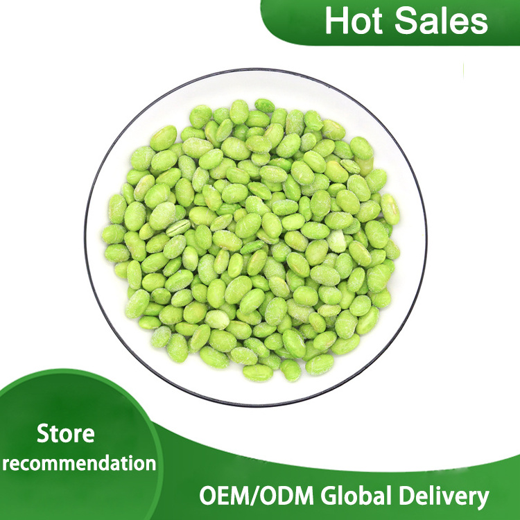 China import frozen vegetables IQF soybean peeled edamame kernels deep blanched bulk packing 75#