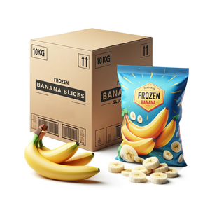 Premium Quality IQF New Frozen Banana Natural Sweetness Perfect for Importers and Wholesalers