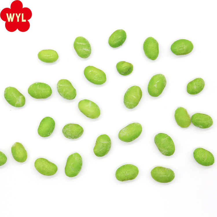 China import frozen vegetables IQF soybean peeled edamame kernels deep blanched bulk packing 75#