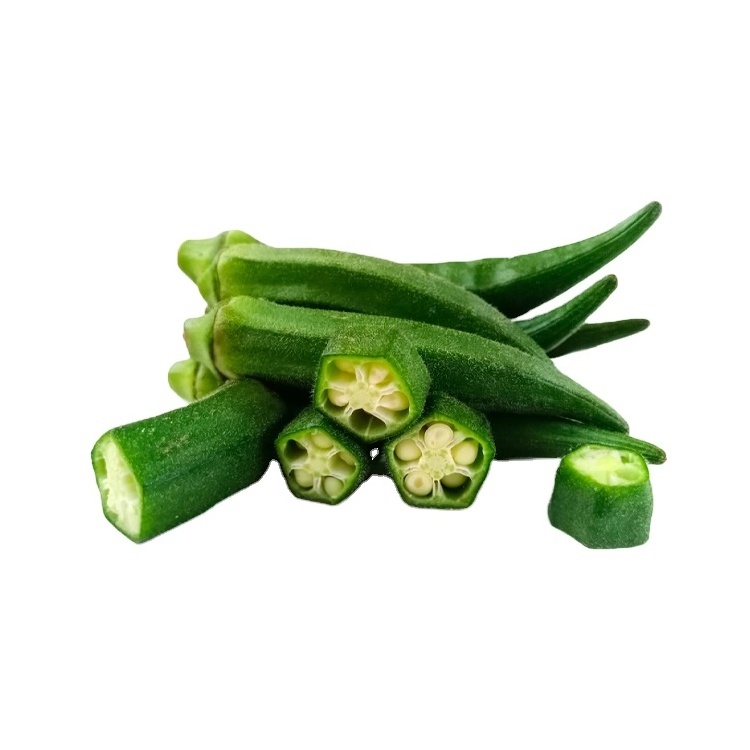 Bulk Supply Organic Frozen Grounded Okra for Retail Chain and Food Service Industry frozen okra