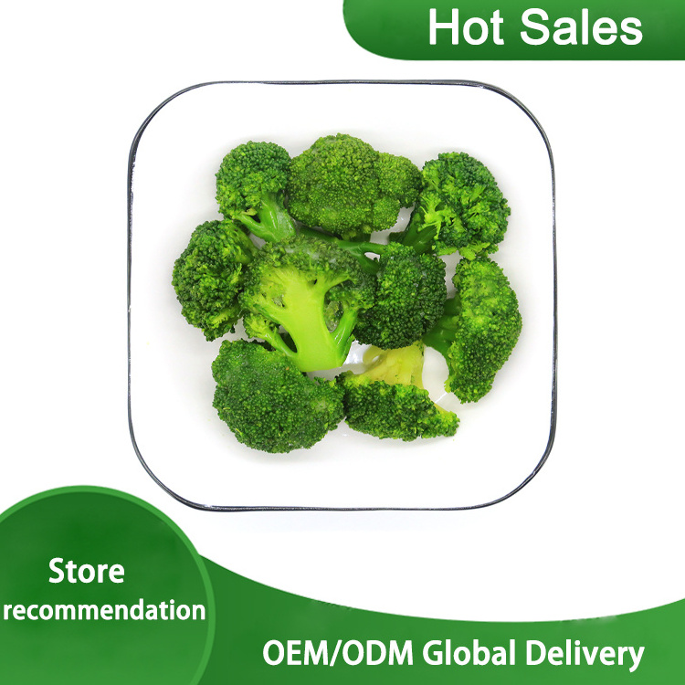 Hot selling export frozen vegetable IQF Frozen broccoli Chinese BRC green food