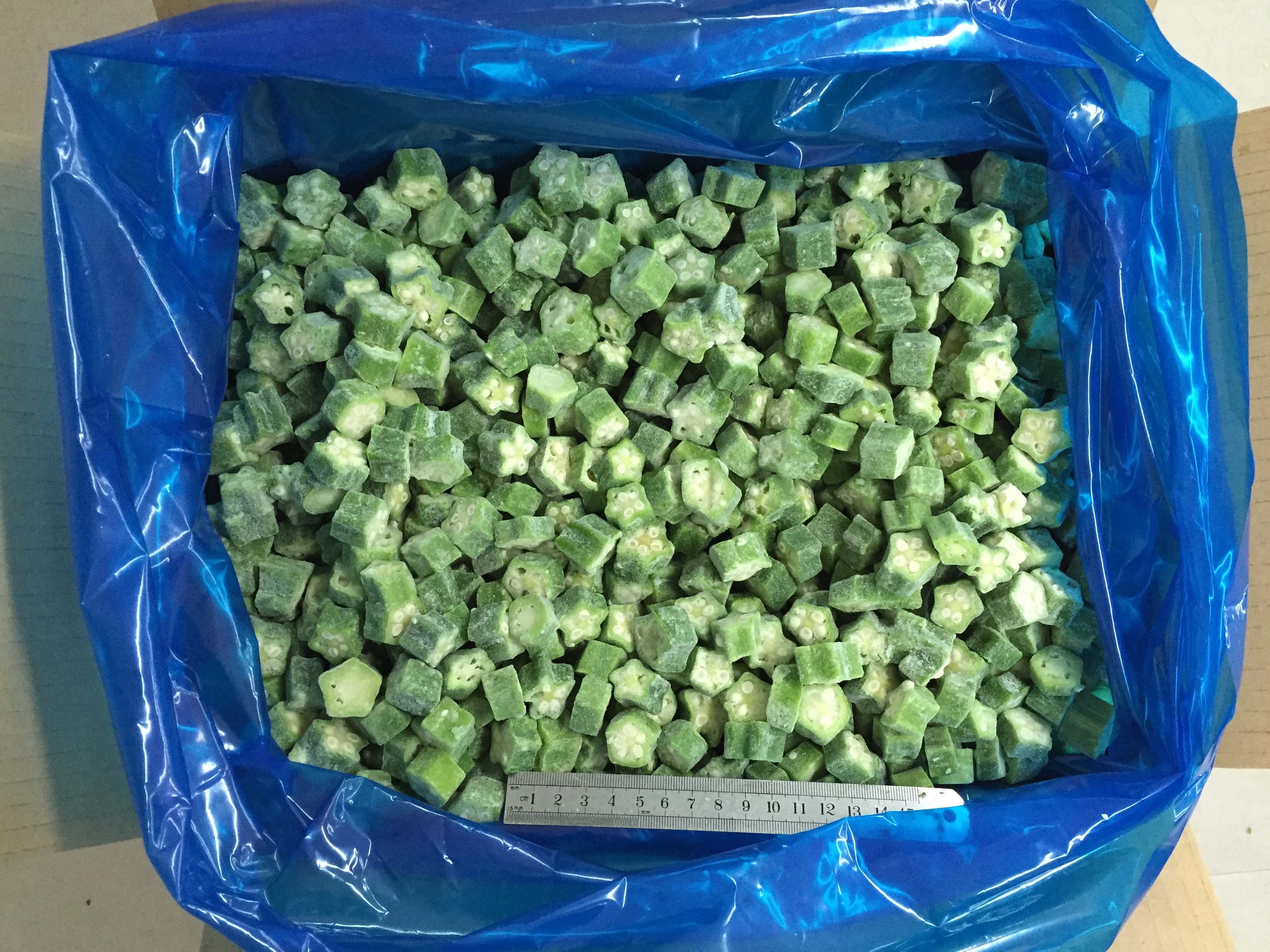 Bulk Supply Organic Frozen Grounded Okra for Retail Chain and Food Service Industry frozen okra