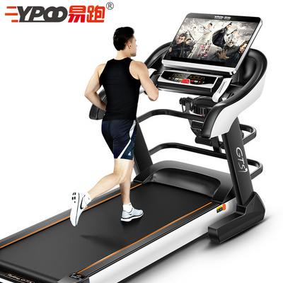 YPOO semi-commercial treadmill home fitness equipment 3.5hp  running machine factory new good electric treadmill with YPOOFIT