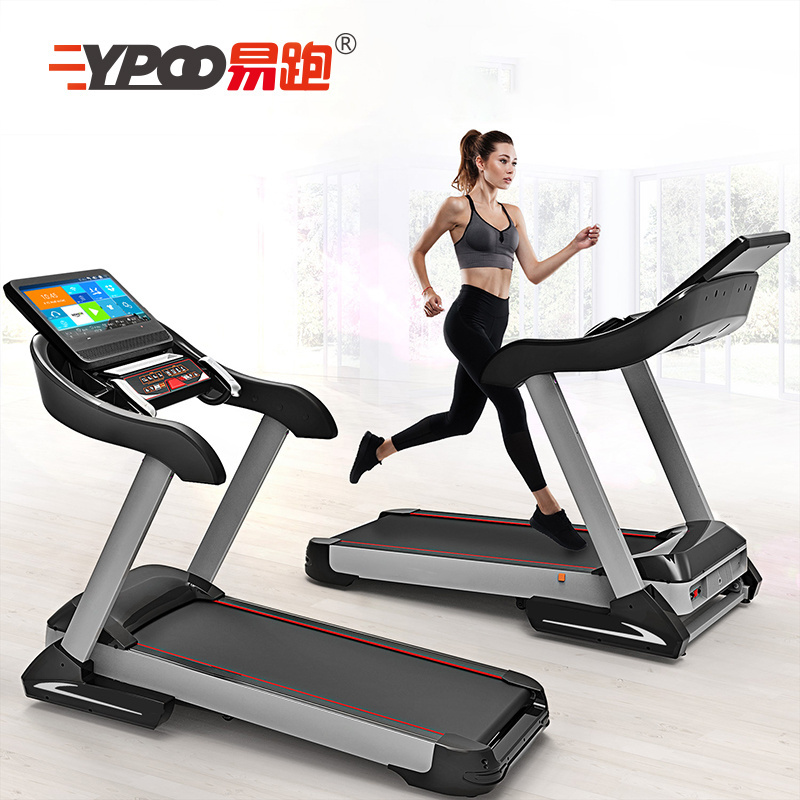 YPOO treadmill home fitness motorized luxury electric treadmill new fitness semi commercial treadmill with YPOOFIT APP