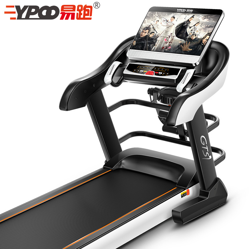 YPOO treadmill home fitness motorized luxury electric treadmill new fitness semi commercial treadmill with YPOOFIT APP