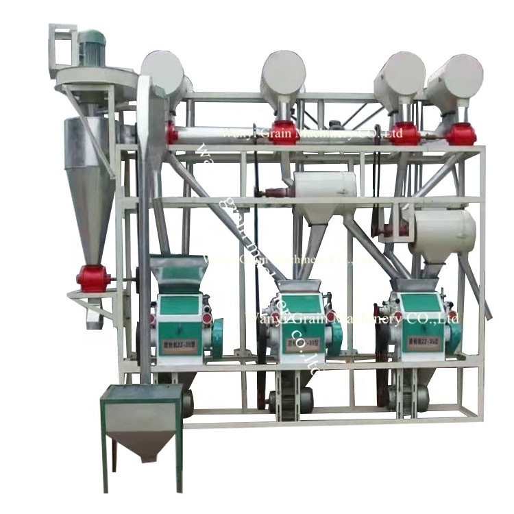 5ton to 20 ton per day new designing  posho  flour semolina processing roller mill