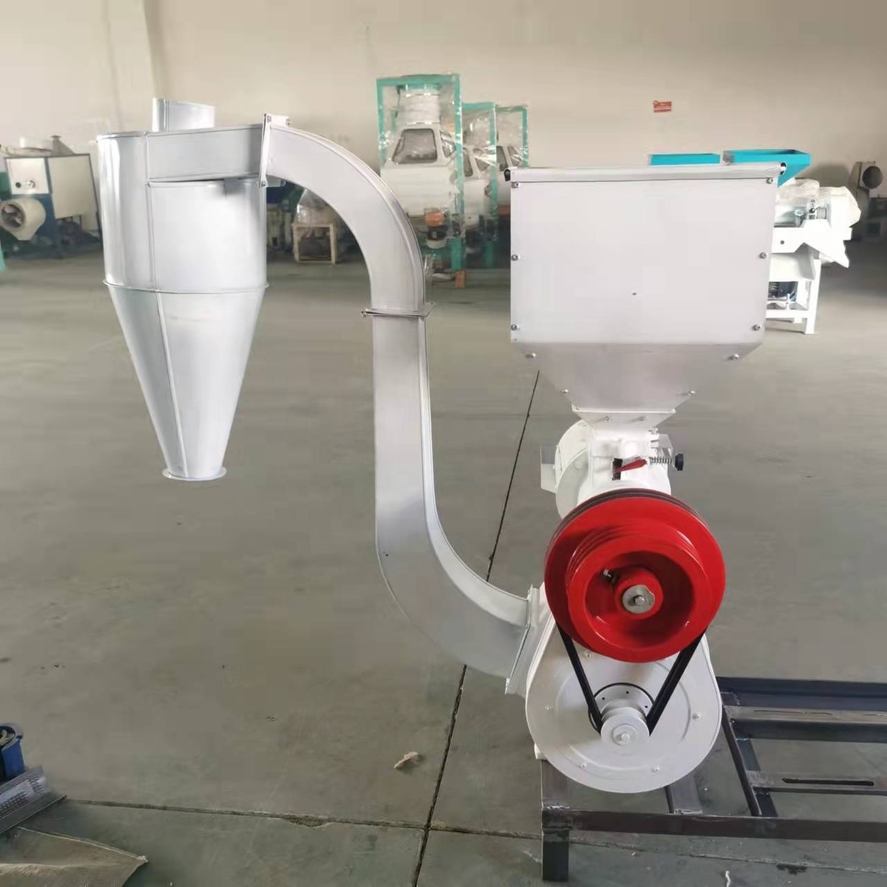 Corn maize peeling peeler machine