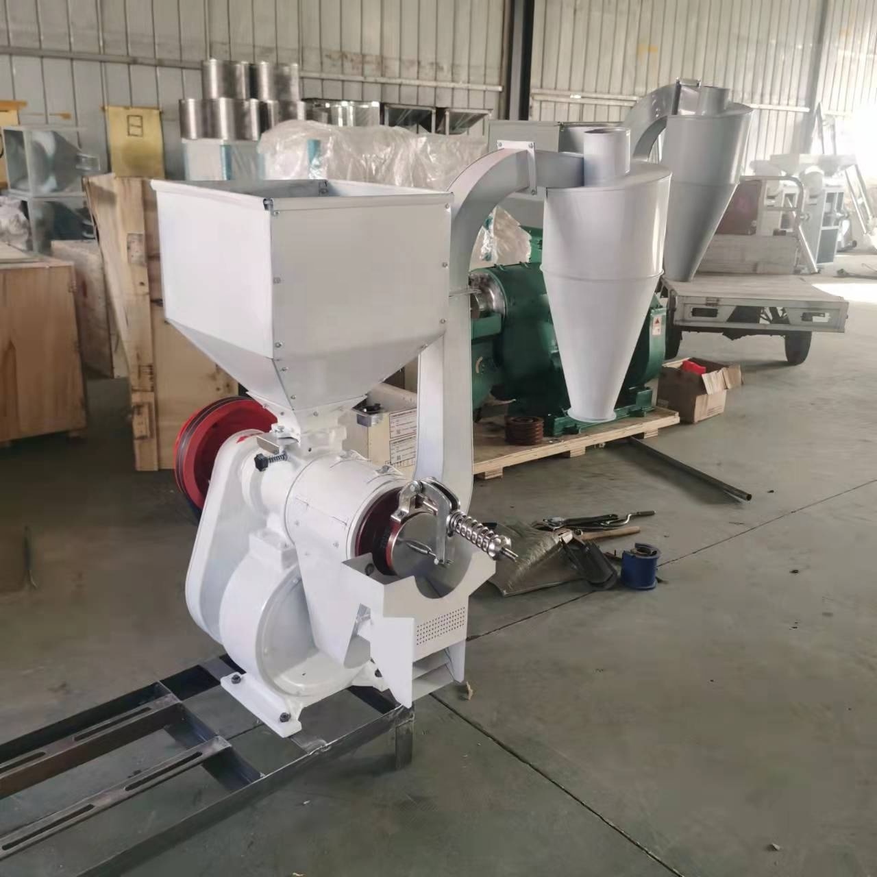 Corn maize peeling peeler machine