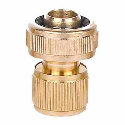 Brass Garden Water Spray Fire Hose Nozzle  adjustable garden hose nozzle