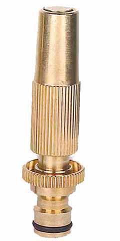 Brass Garden Water Spray Fire Hose Nozzle  adjustable garden hose nozzle