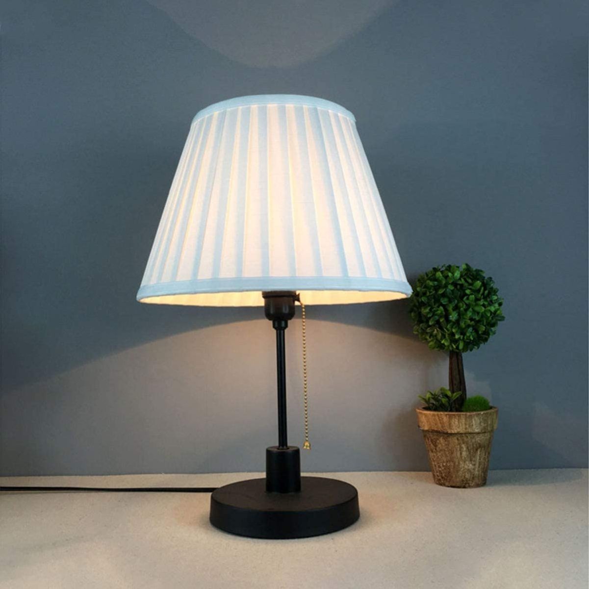 Cloth Drum Lamp Shade Barrel Cloth Lampshade Lamps Cover for Table Wall Lamp Chandelier