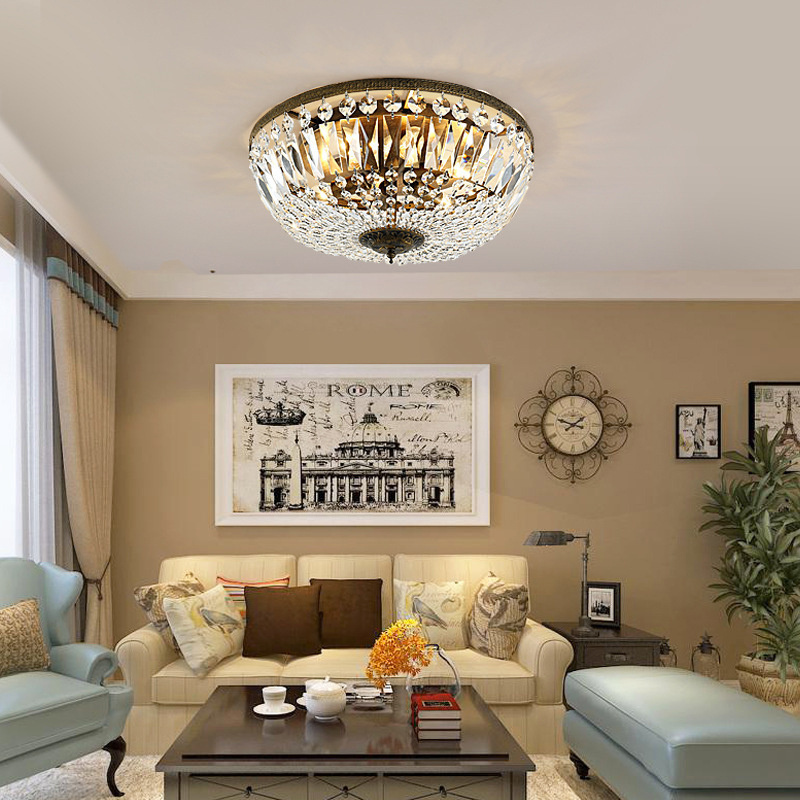 Modern Elegant Hallway Living Room Dining Room Kitchen Ceiling Light Fixtures Mini Crystal Chandelier