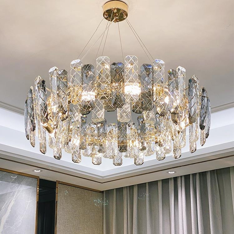 Crystal Pendant Lighting Ceiling Lights Fixtures for Living Room Bedroom Restaurant Porch Dining Room