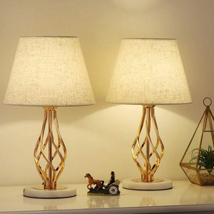 golden marble modern hotel table lamps luxury table lamps reading lamps for bedroom bedside