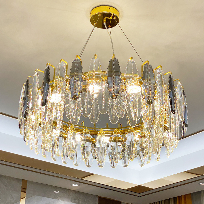 Crystal Pendant Lighting Ceiling Lights Fixtures for Living Room Bedroom Restaurant Porch Dining Room